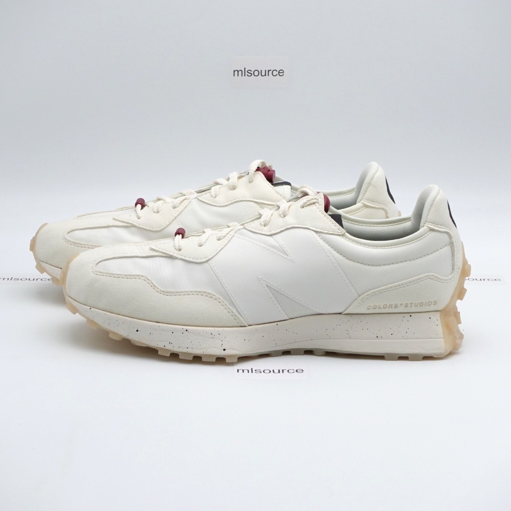 NEW Size 13 Men's New Balance 327 ColorsxStudios Sneakers MS327CF Snow White